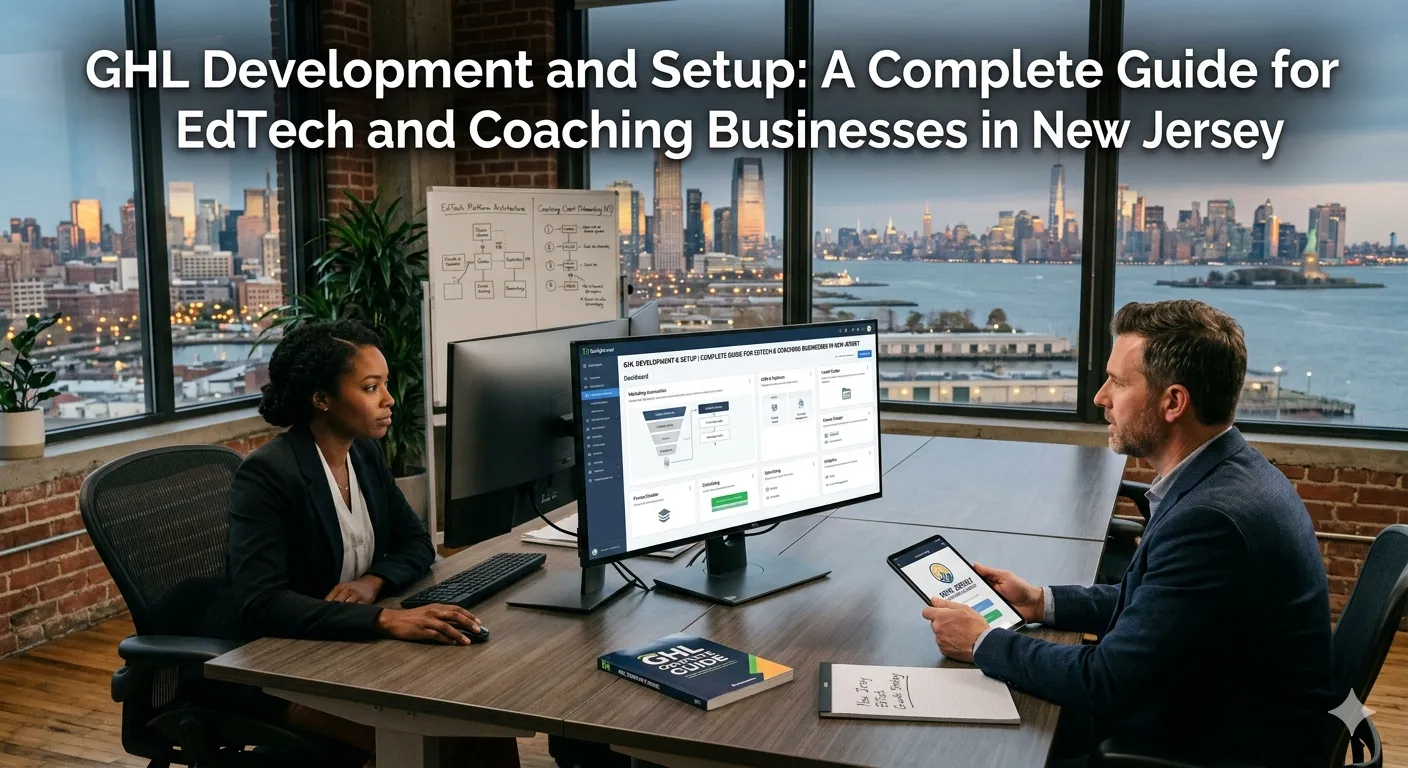 GHL Development and Setup: A Complete Guide for EdTech and Coaching Businesses in New Jersey