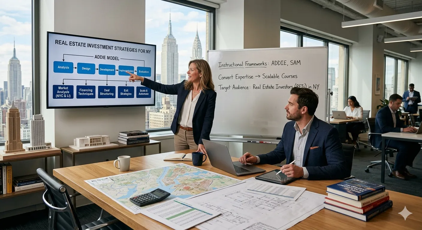Instructional Design Strategies for Course Creation for Real Estate Investors in New York