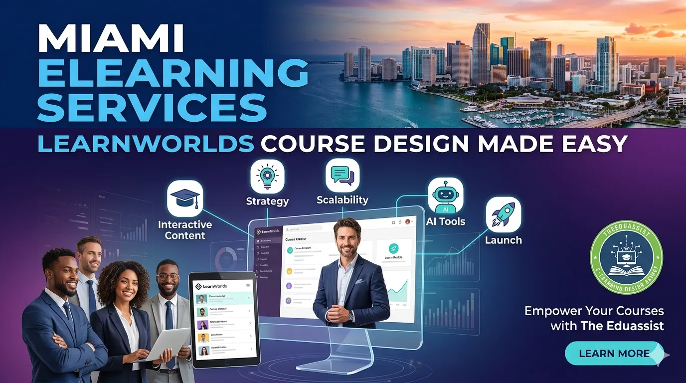 Miami eLearning Services: LearnWorlds Course Design Made Easy