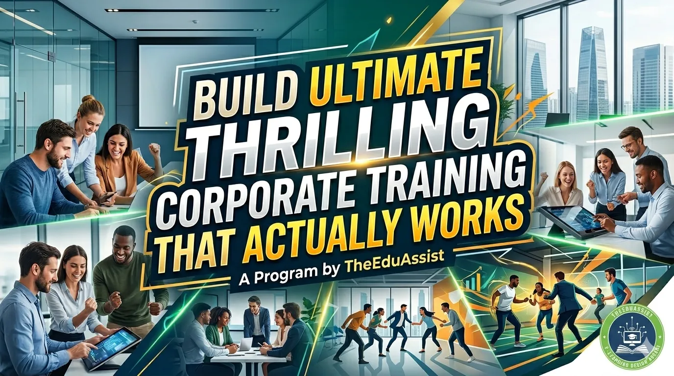 Build Ultimate Thrilling Corporate Training That Actually Works: with TheEduAssist