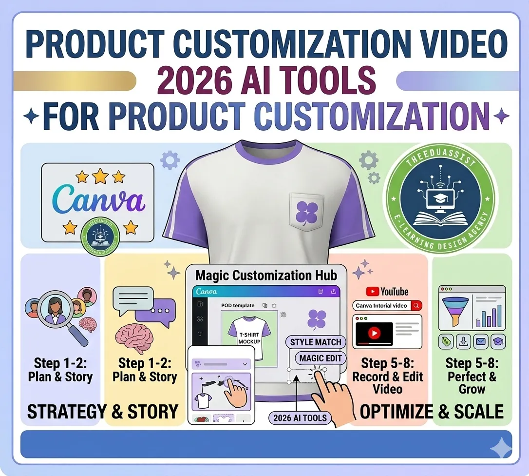 The Ultimate Canva Tutorial Video Formula for Product Customization: TheEduAssist