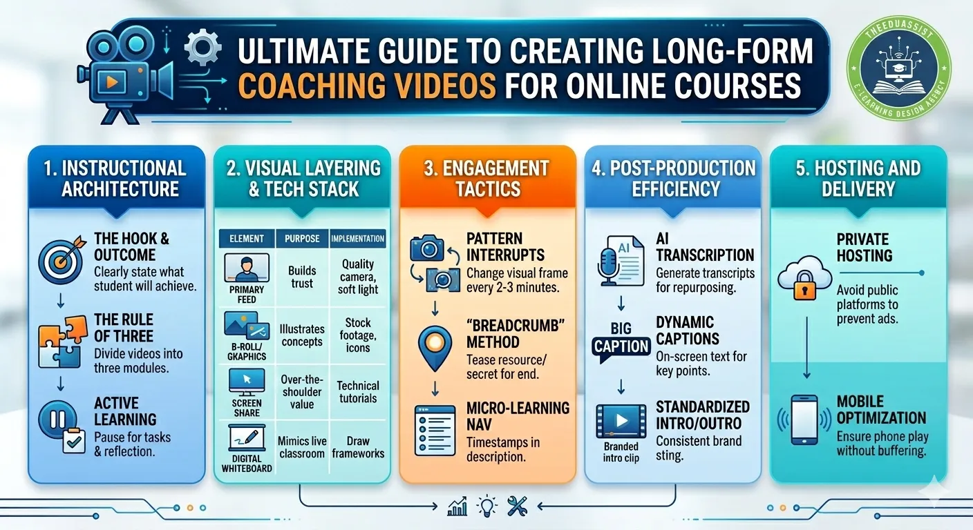 “How to Produce 20–40 Minute Coaching Videos from Long Scripts”