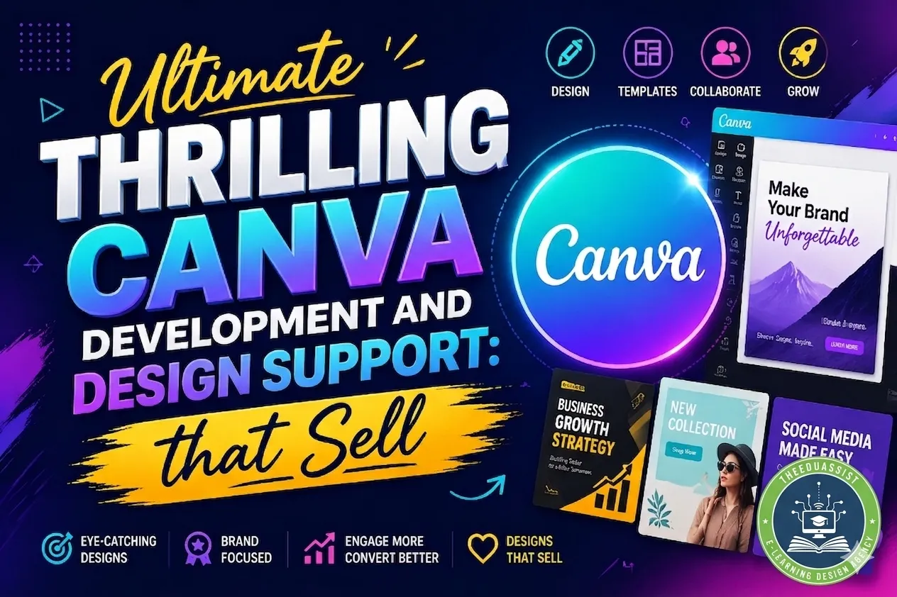 Ultimate Thrilling Canva Development and Design Support: that Sell