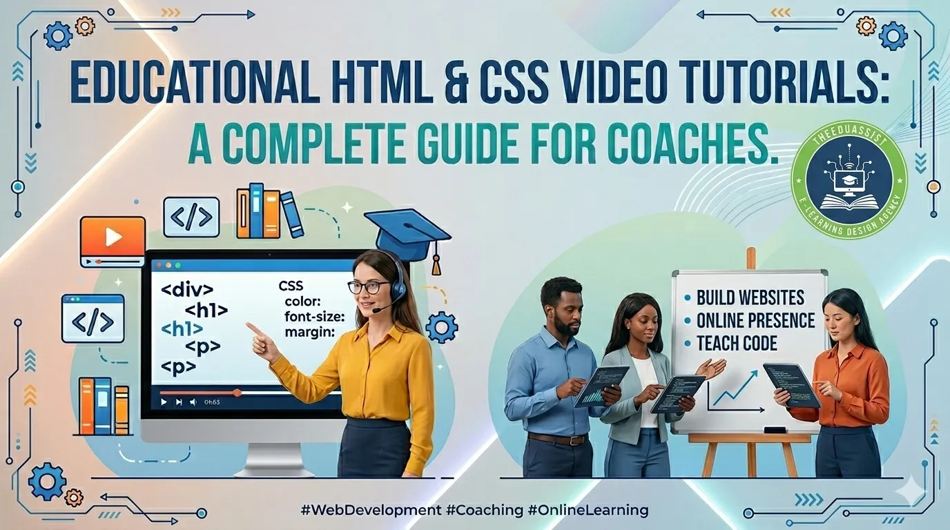 Educational HTML & CSS Video Tutorials: A Complete Guide for Coaches: