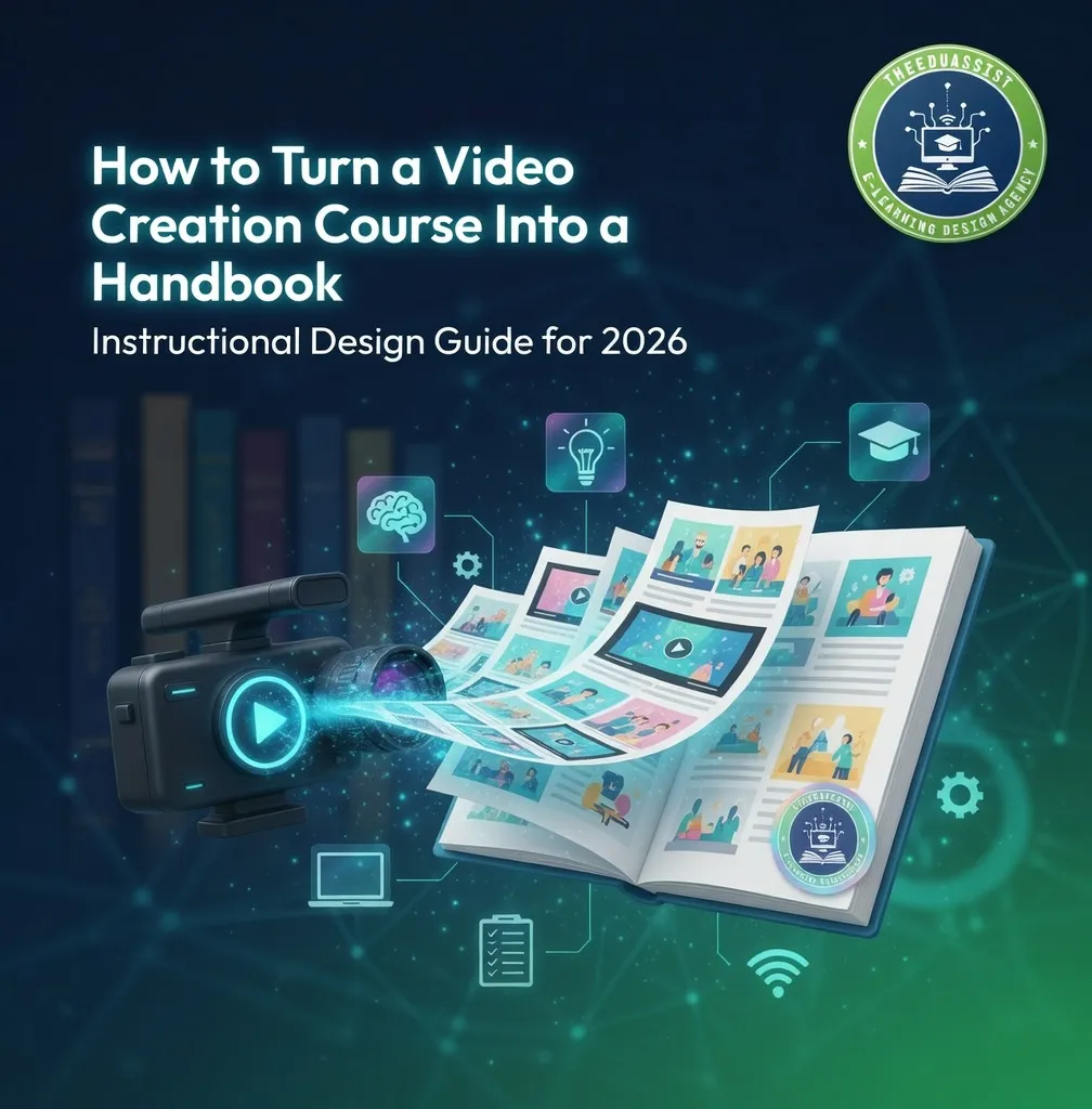 How to Turn a Video Creation Course Into a Handbook: Instructional Design Guide for 2026