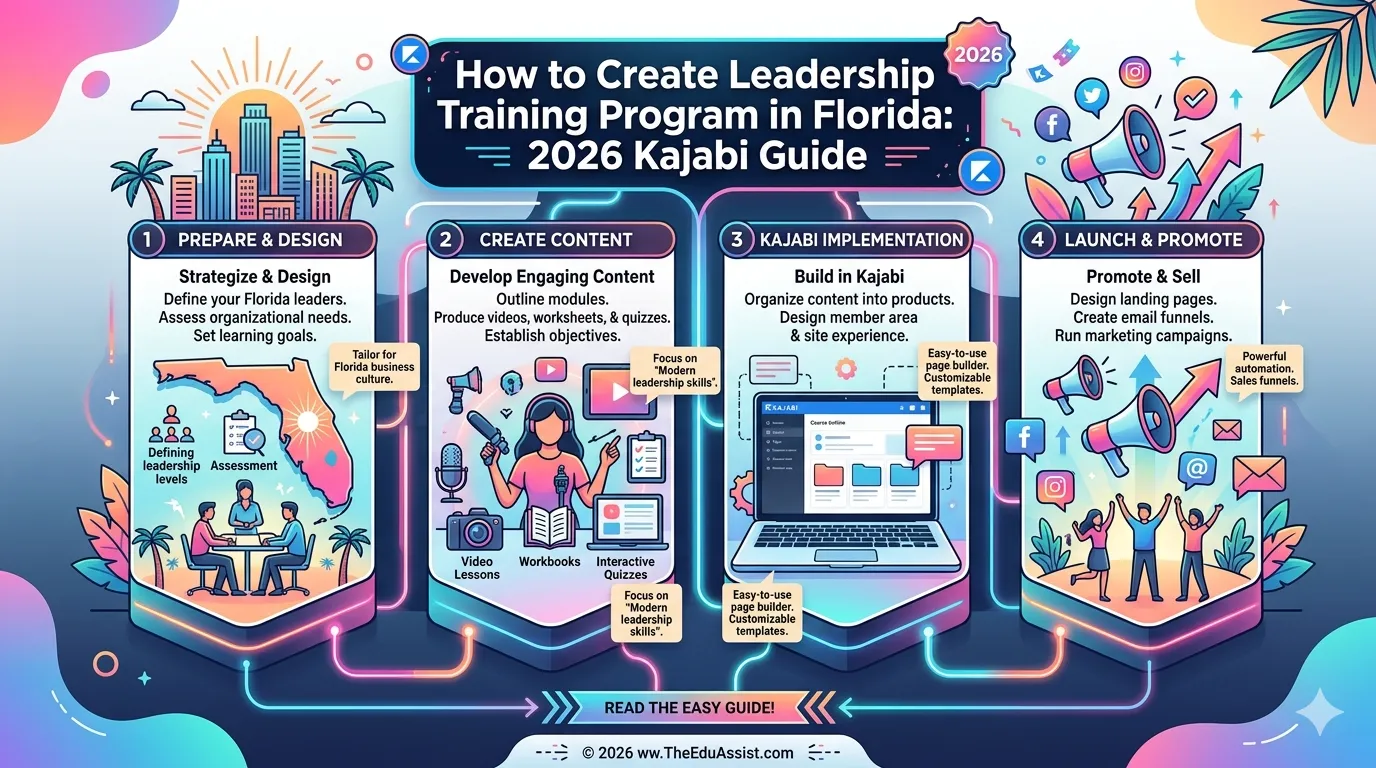 Steps involved in creating leadership training program in Florida