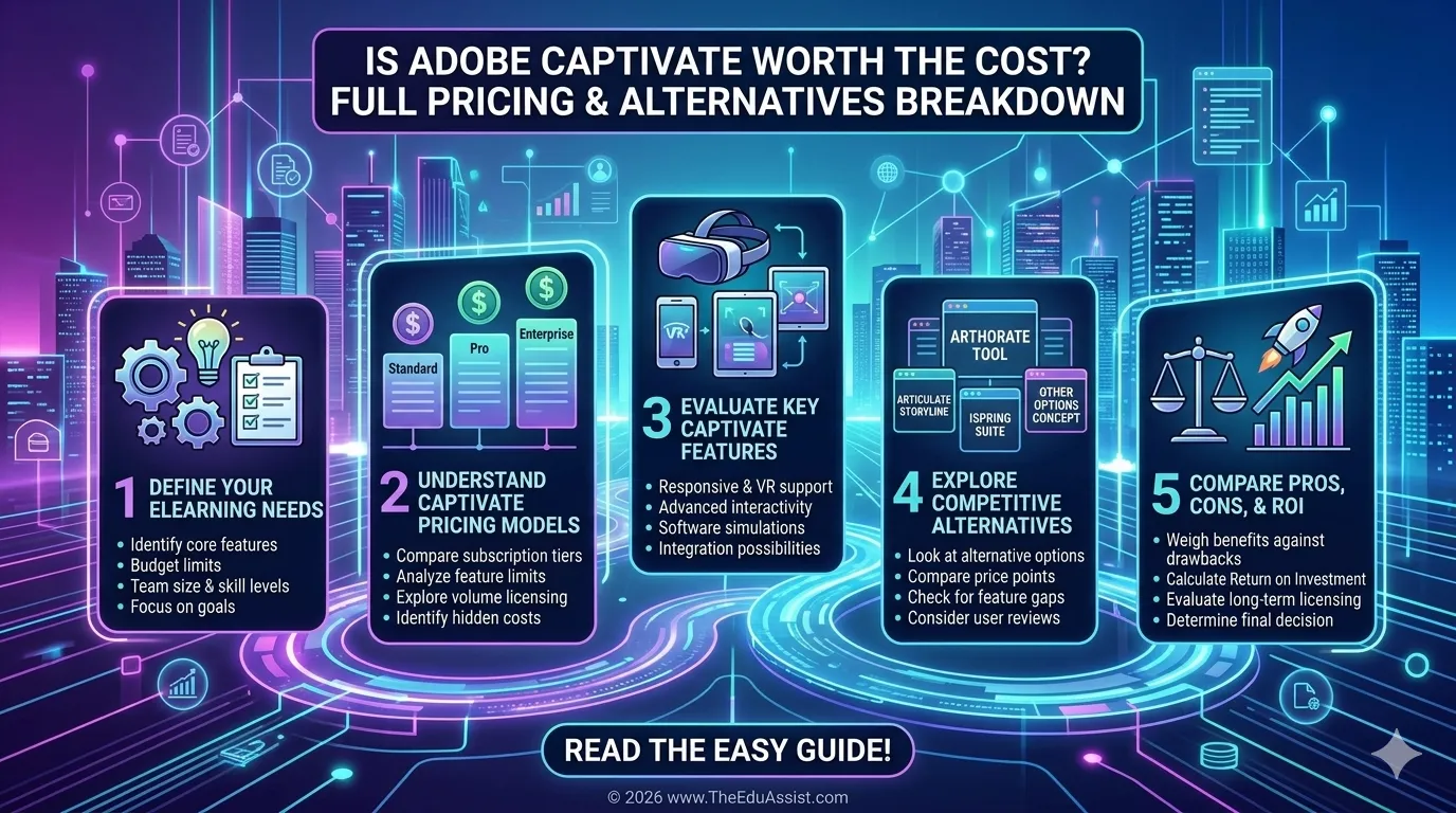 parameters to check if adobe captivate is worth it