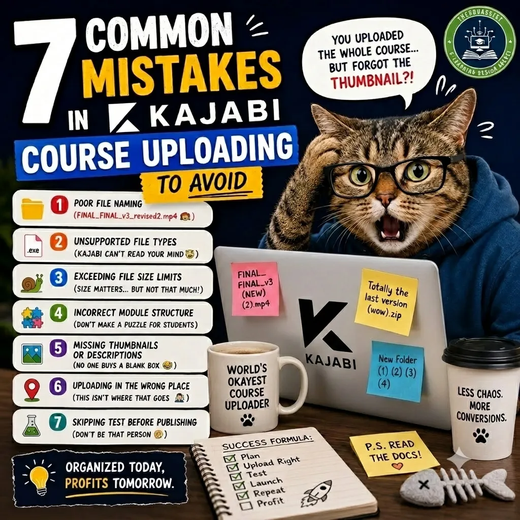 7 Common Mistakes In Kajabi Course Uploading To Avoid