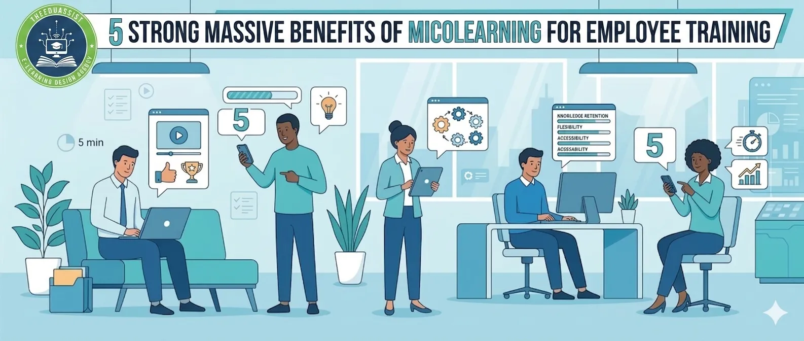 5 Strong Massive Benefits of Microlearning for Employee Training