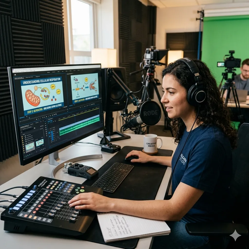 process involved in elearning video production