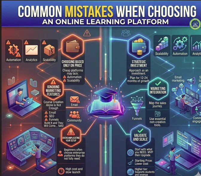 Common mistakes of choosing Online Learning