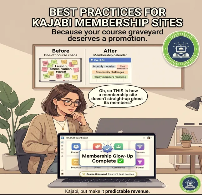 best practices for kajabi membership sites