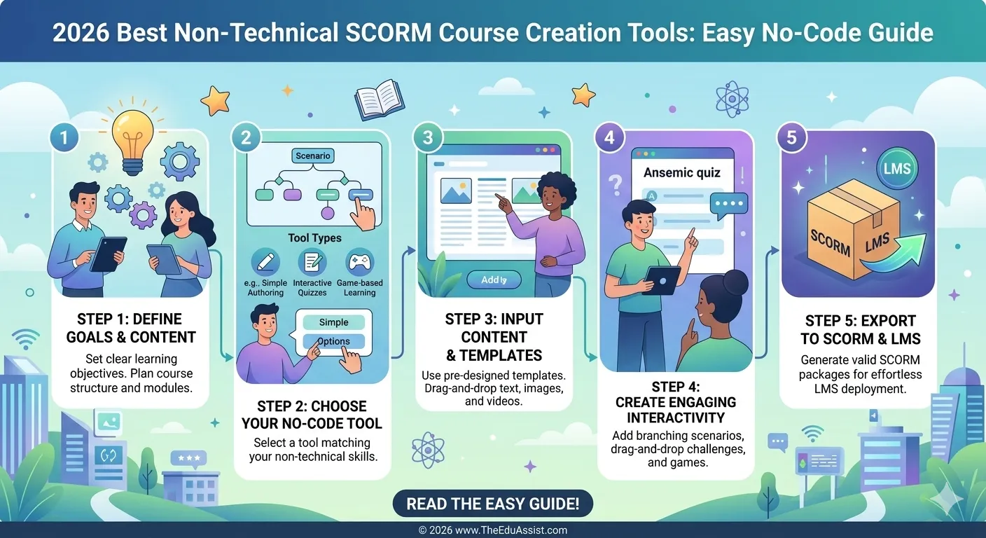 2026 Best Non-Technical SCORM Course Creation Tools: Easy No-Code Guide