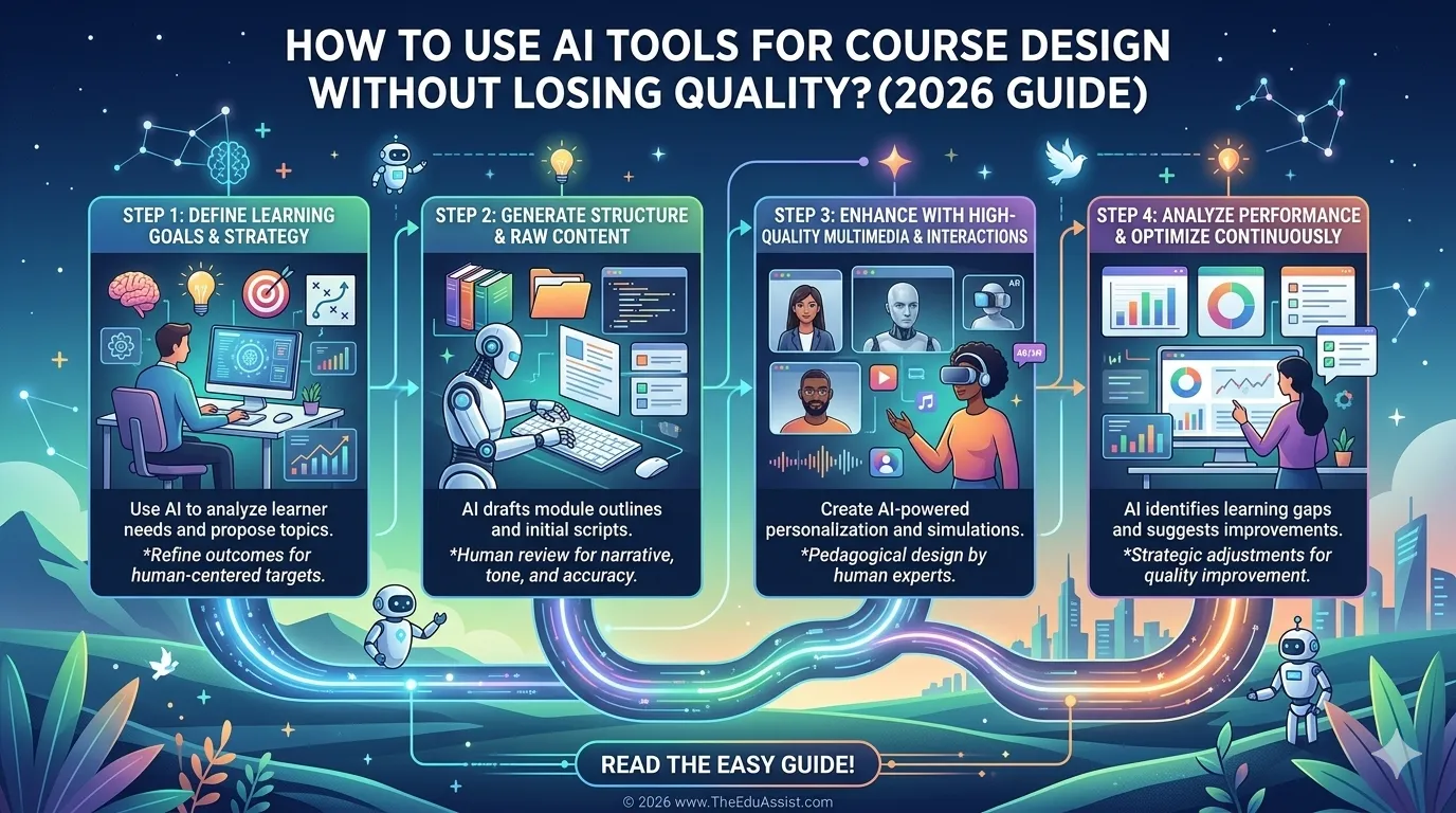 How to Use AI Tools for Course Design Without Losing Quality: 2026 Guide