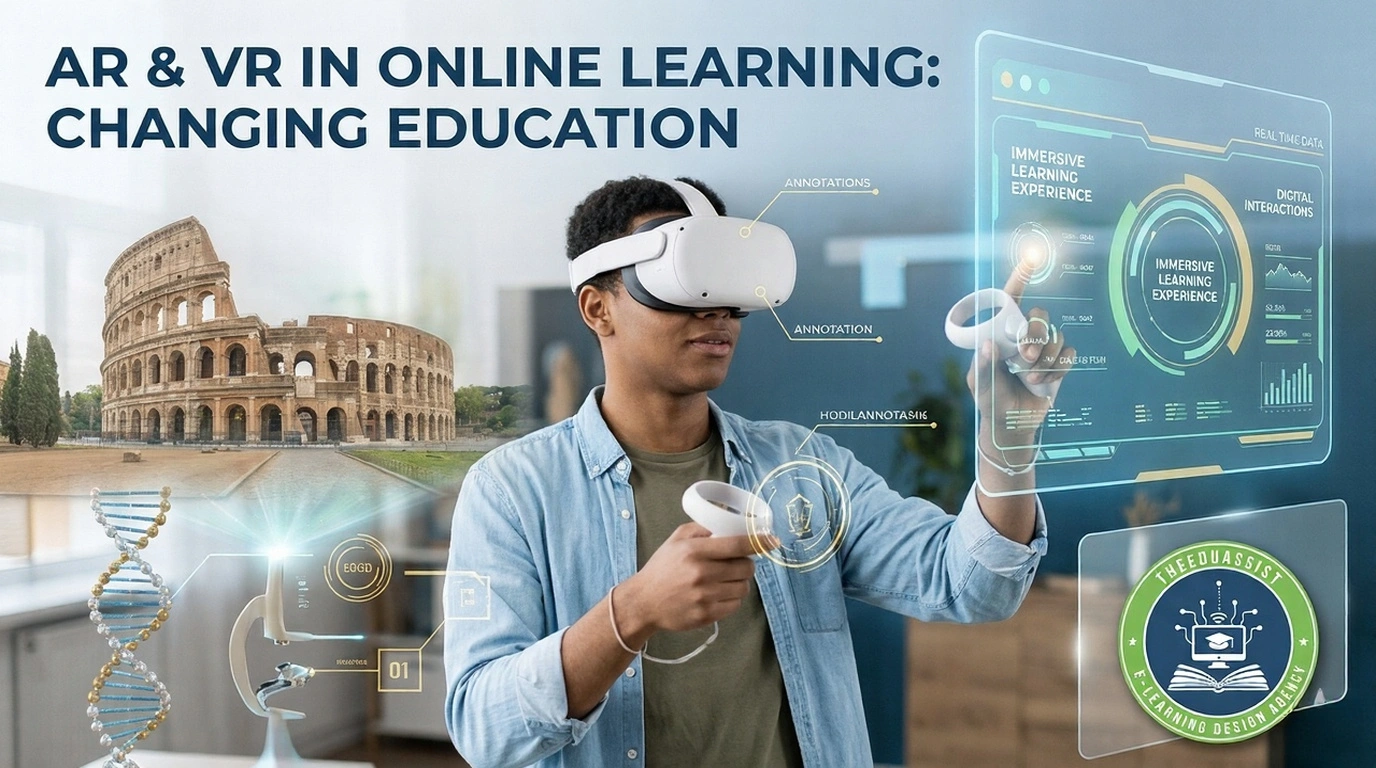 AR and VR in online learning
