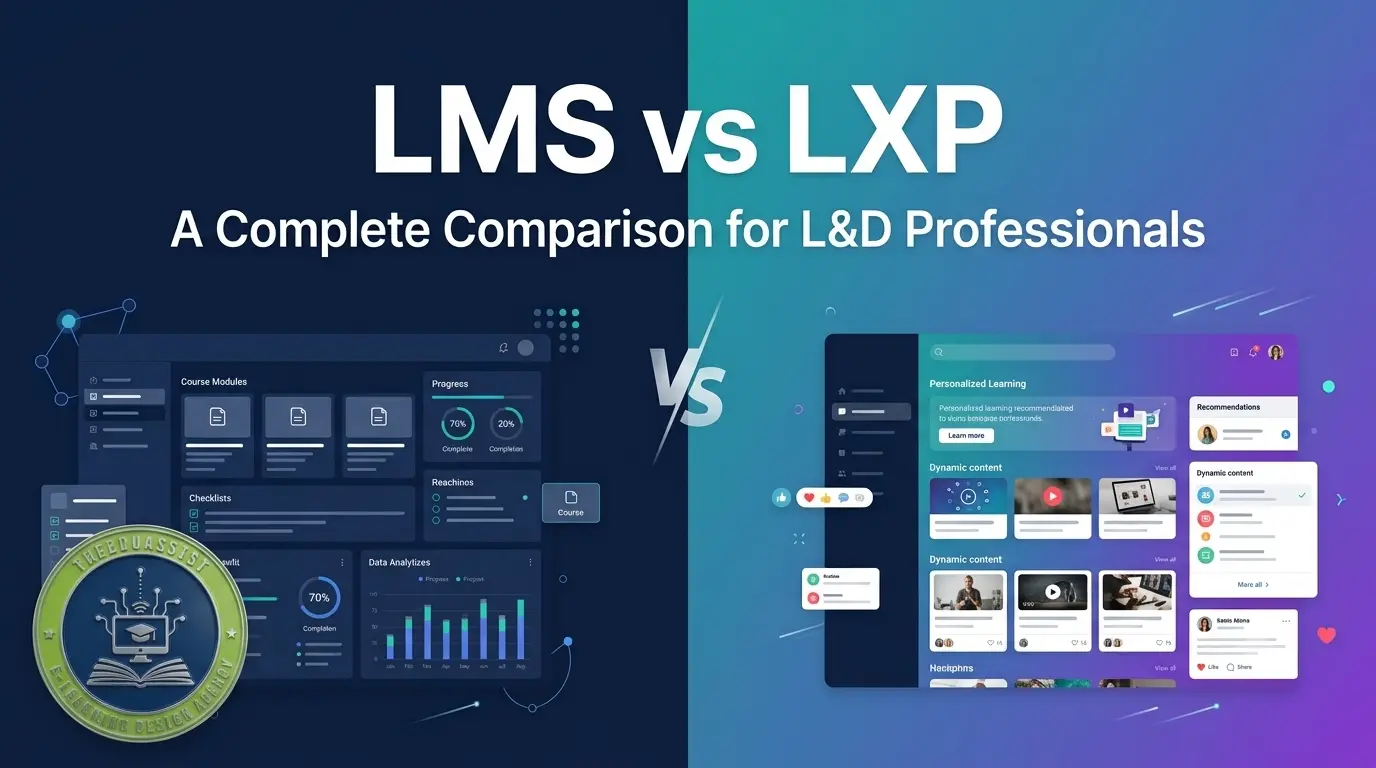 LMS vs LXP: A Complete Comparison for L&D Professionals