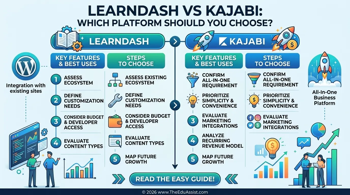 LearnDash vs Kajabi: Which Platform Should You Choose?