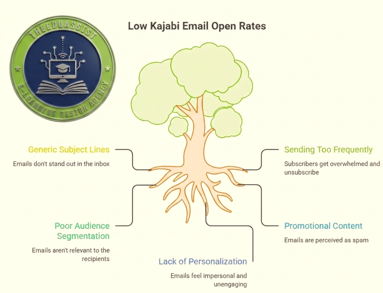 Kajabi Emails open rates