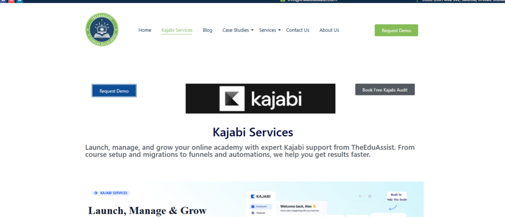 The Eduassist KajabiServicesLMS