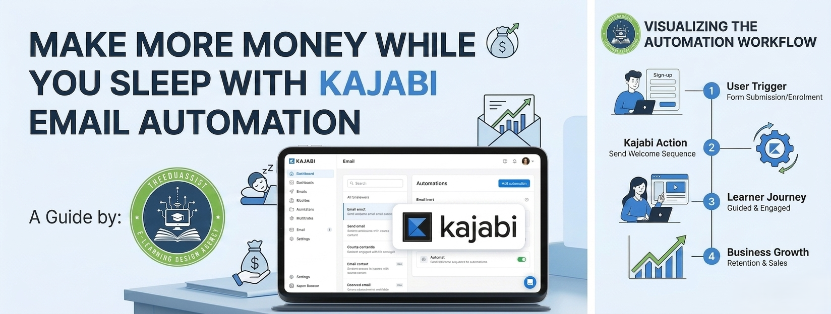 kajabi email automation